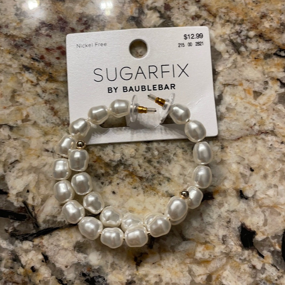 Sugarfix by Baublebar pearl * earrings